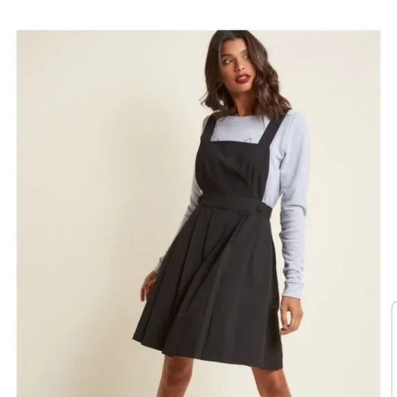 Modcloth | Dresses | Modcloth Jumper Right In Pinafore Pleated Dress Us M | Poshmark Modcloth | Dresses | Modcloth Jumper Right In Pinafore Pleated Dress Us M | Poshmark